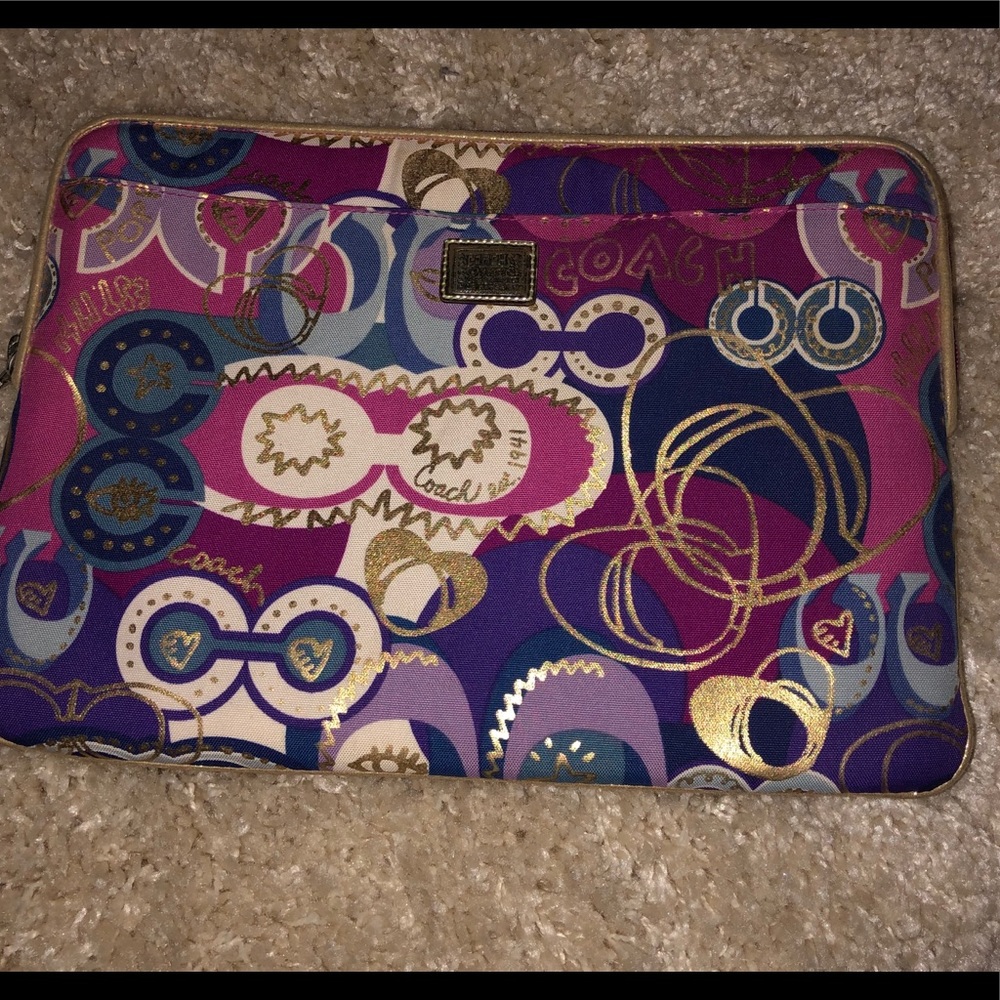 Coach Poppy Graffiti Computer Case